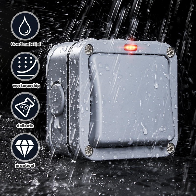 Universal Switch Weatherproof Switch Light Switch, Sporgo 20A IP66 Waterproof