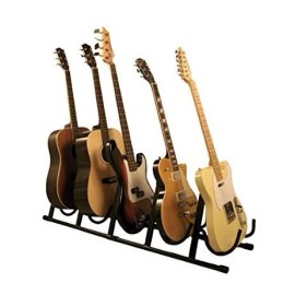 Guardian Model SG-305 Folding A-Shape Portable Guitar Stand for 5 guitars, Black
