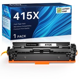 INK4U 415X W2030X Toner Black (with Chip) Compatible with HP 415A 415X Compatible with HP Laserjet Pro M454dw, M454dn, MFP M479fdw, M479fdn, M479dw, Enterprise M455dn, M480f