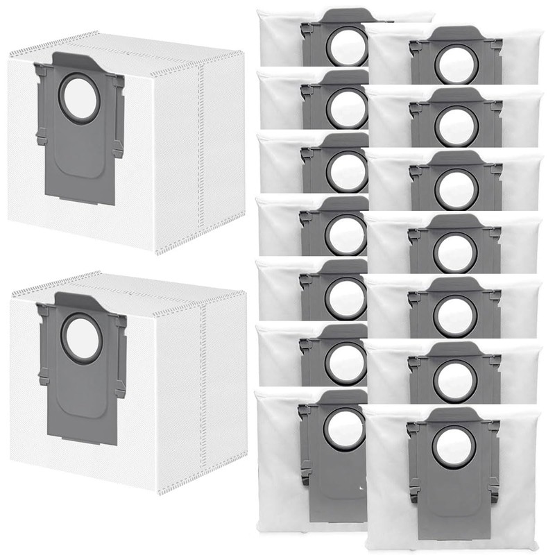 16 Pack Dust Bag Compatible with Roborock S8+ S8 Pro