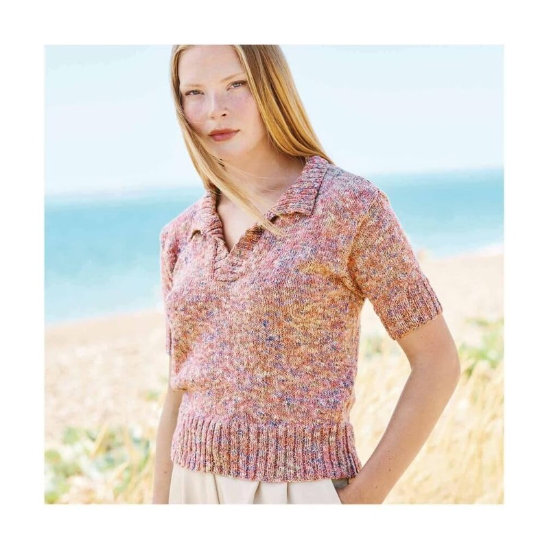 Rico Creative Lazy Hazy Summer Cotton DK 022 Berry