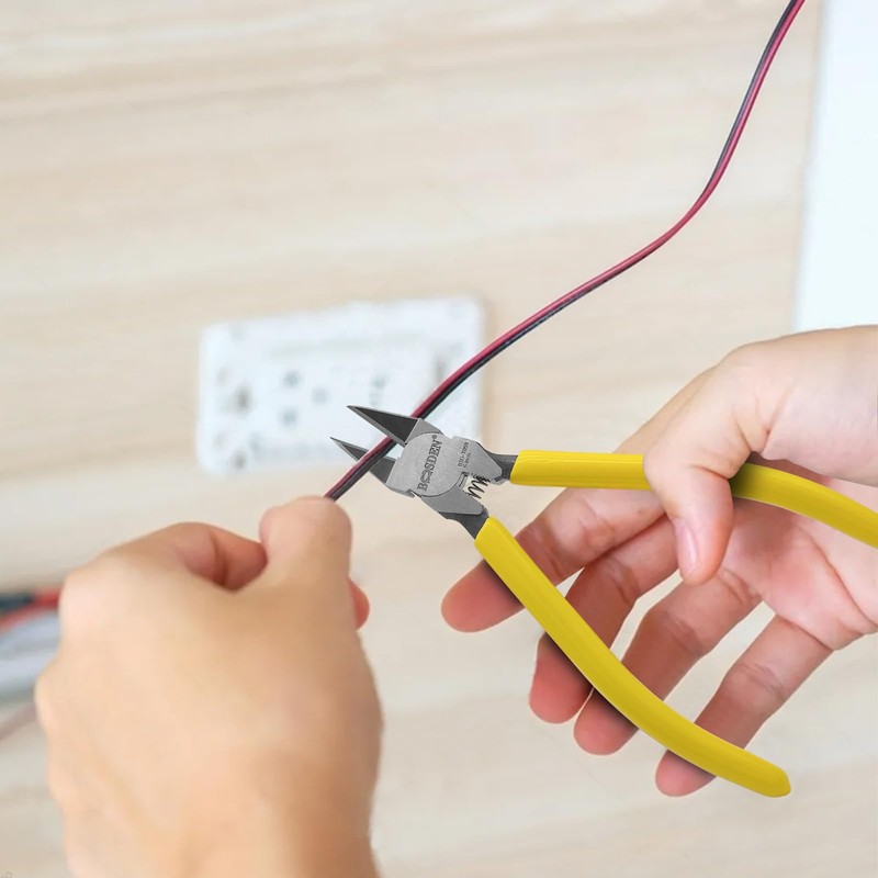 BOOSDEN 6 inch Thin Blade Nipper, Strong, Plastic Model, Precision