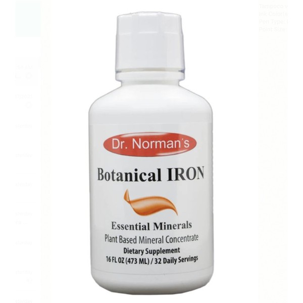 Dr. Norman's Botanical Iron Plant Bases Mineral Concentrate, 32 Capsules