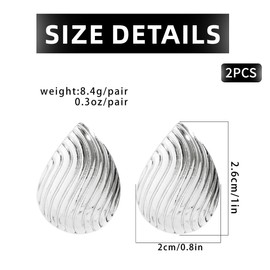 LEEQBCR 1 Pair Silver Shell Round Earrings, Boho Style Earrings, Anti-Allergenic, Women's Earrings for Women and Girls (Silver)