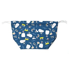 Leo Leoni Lunch Drawstring Frederick All Pattern (Navy)
