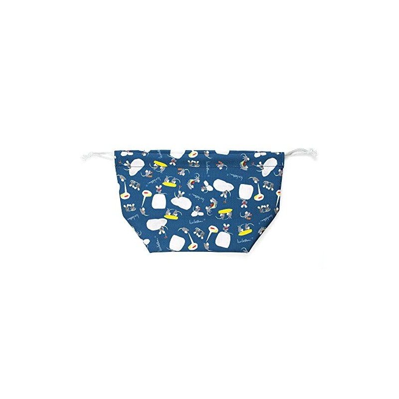 Leo Leoni Lunch Drawstring Frederick All Pattern (Navy)