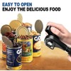 KOMUNJ Multi-purpose opener, safety can opener, ergonomic non-slip design with