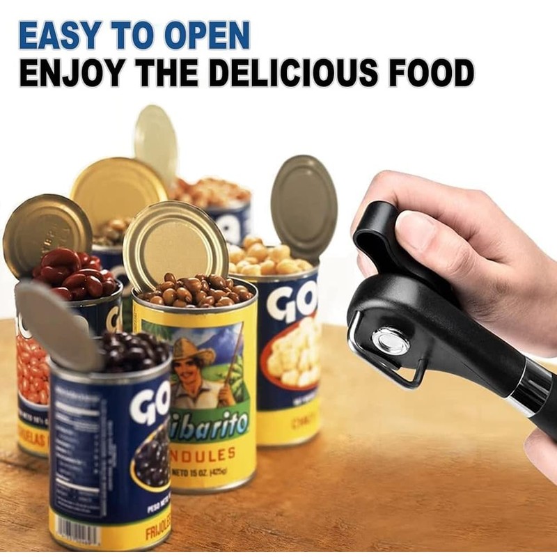 KOMUNJ Multi-purpose opener, safety can opener, ergonomic non-slip design with