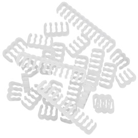 24-Pin Cable Comb, Cable Comb Pack, Cable Comb for 2.5-3 mm Cable Wire, Durable Acrylic Cable Comb, Cable Management Combs 24-Pin x 4, 8-Pin x 12, 6-Pin x 8 (White)