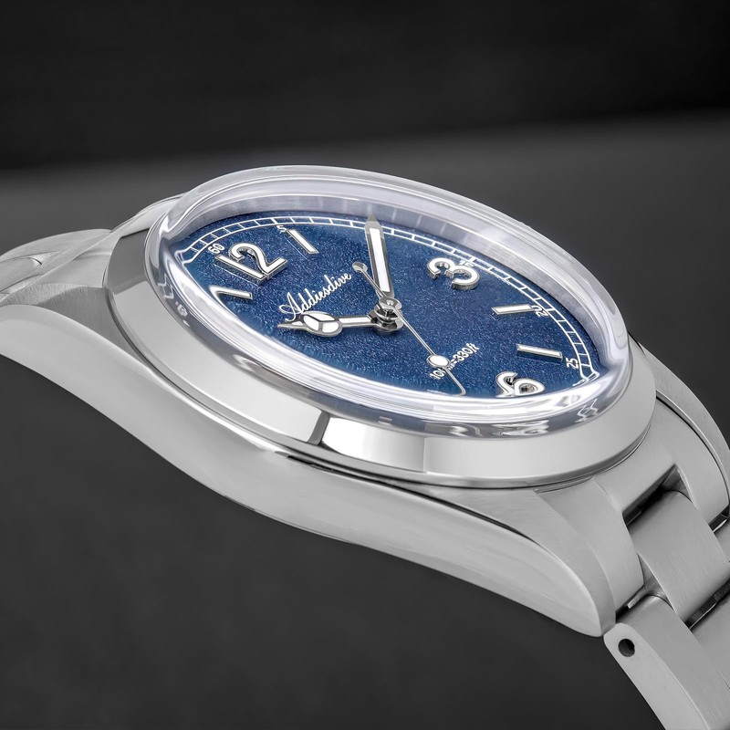 ADDIESDIVE Luxury Watch Men VH Sweep Second K1 Bubble Glass