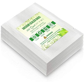 Accenter Vacuum Sealer Bags 100 Pint 6x10 Inch Commercial Grade Food Saver Bags, Seal a Meal, BPA Free, Heavy Duty, Perfect for vac Storage, Meal Prep or Sous Vide