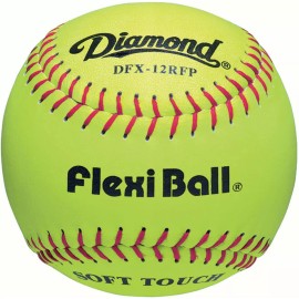 Diamond Sports - DFX-12RFP - 12" Flexiball Leather Softball - 1 Dozen