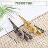 VOCOSTE Pack of 2 long metal duckbill hair clips, 5.31