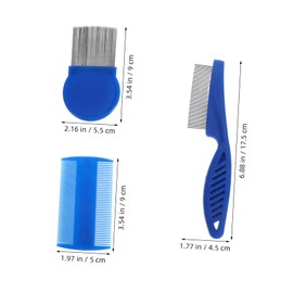 CORHAD 1 Set Multifunctional Pet Grooming Comb Double Sided Dog and Cat Hair Care Tool for Detangling Fluffing and Deep Cleaning Ergonomic Grip for Comfortable Use