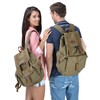 Gootium 21101AMG-S Specially High Density Thick Canvas Backpack Rucksack, Army