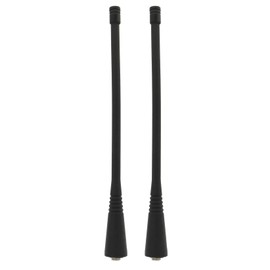 2Pcs UHF CP200 Antenna is Compatible with Motorola HT1250 CP040 CP185 CP200 CP200D CP200XLS GP300 EX500 PR400 HT750 400-470 MHz 6.6 Inch (16.8CM)