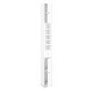 Freestanding Slim Wood Minimalist Bathroom Cabinet Painted Finish 12-Inch Width