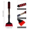 SacJkt Ice Scraper for Cars, 42cm Snow Scraper with Foam