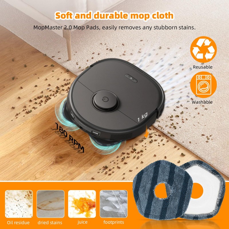 22 Pack Replacement Accessories for eufy X10 Pro Omni Robot