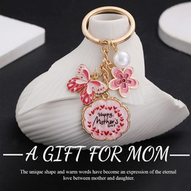 KIRZAX 1PC Flower Keychain,Women Bag Charm Keychain,Cute Bag Charm,Mother's Day Gift