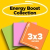 Post-it Super Sticky Notes, 3 x 3 in, Neon Fizz,