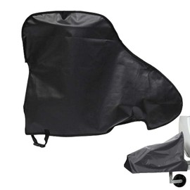Universal Waterproof Tow caravan cover – Heavy Duty Trailer Guard with Adjustable Strap,Caravan Drawbar Trailer Protector,All-Weather Drawbar Shield for Campervan and RV (Black)