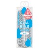 Kai Corporation Oval Ring Hair Brush for Wet Hair, Gray,