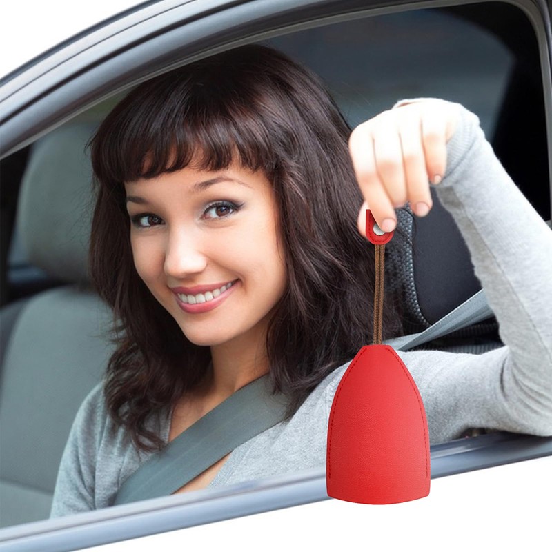 AdiStylinno 4 Pcs Car Key Cases, Creative Pull Out Key