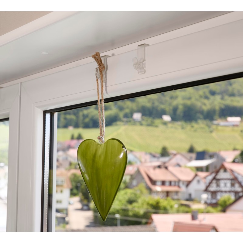 SOMA Window Hooks Transparent 20 mm Set of 20 for