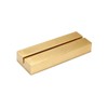 UNIQOOO 20 Pack 4" Gold Birch Wood Stands for Wedding