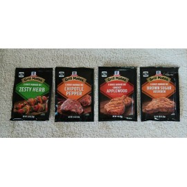 McCormick Grill Mates 15 Minute Marinade Mixes 1.06 oz Variety Mix/Match - Smoky Applewood