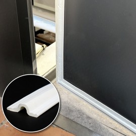 Sliding Window Gap Seal Weatherstrip White