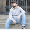 WEROR WEROR-323.1 Men's Flat Cap with Peak, Hat with Cotton