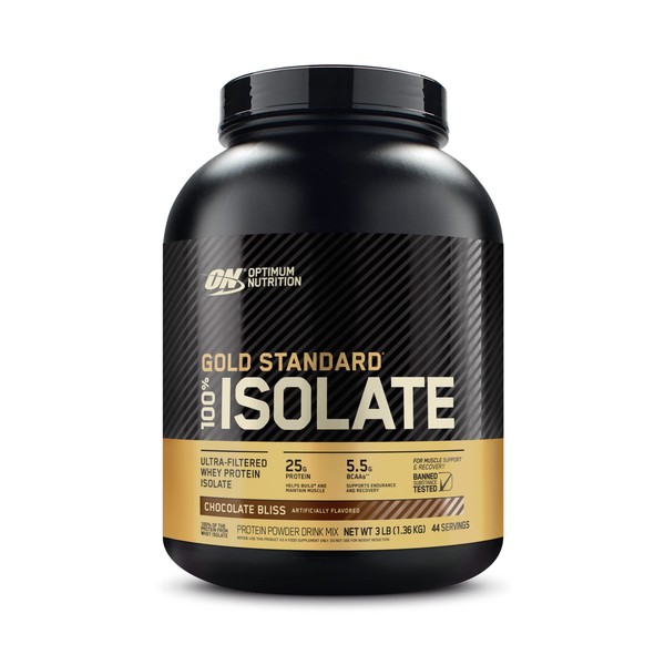 Optimum Nutrition Gold Standard 100% Isolate, Chocolate Bliss, 3 lb (1.36 kg)