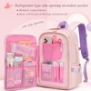 2Pcs Kawaii Bunny Primary Girls Backpacks Elementary School Bags Bookbags