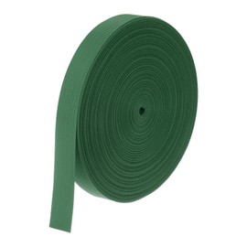M METERXITY Flat Nylon Webbing Strap 1 Inch Wide 10 Yards Strong Nylon Strapping Upholstery Backpack Straps for Bags/Luggage/Cargo/Repairing/Indoor Outdoor [Grass Green, 1.1mm Thk]