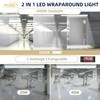 4FT Tri-Level Sensor LED Wraparound Stairwell Light with Remote, IP20,