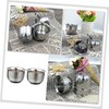 Mikinona Stainless Steel Double Wall Wine Cups Heat Retaining Ideal