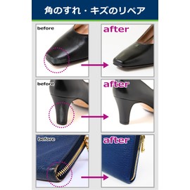 Safir Blue Leather Products, Synthetic Leather Scratches, Renovating Color, Repair, Cream Tube, 0.9 fl oz (25 ml), Shoes, Bag, Jacket, Sofa, Faded Leather, Leather, Coloring, Paint, 902, Butter Cap,