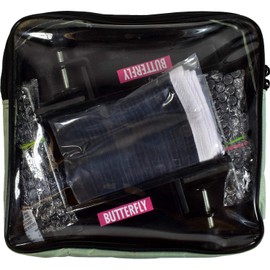 Butterfly Elite Net Set – Table Tennis Table Net Set – Replacement Net for The Compact/Easifold Outdoor Tables – Includes All The Necessary Parts to Replace an Old Net