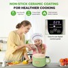 NutriChef 1.6 QT Portable Electric Rice Cooker & Lunch Maker