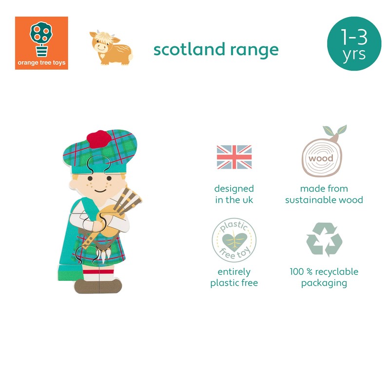 Orange Tree OTT06248 Wooden Puzzle, Multicolour