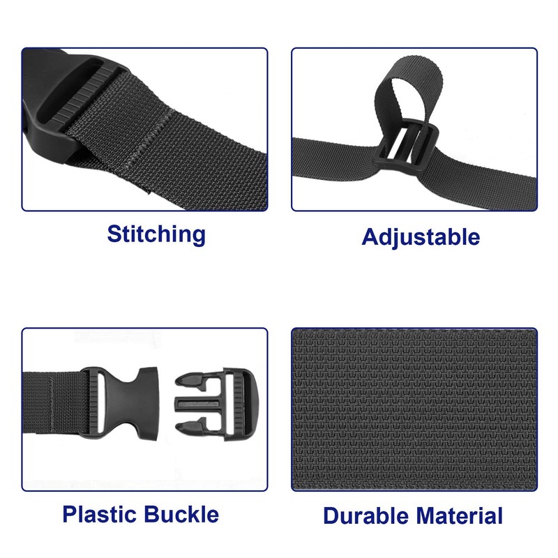 MAGARROW 80" Adjustable Luggage Straps with Buckle