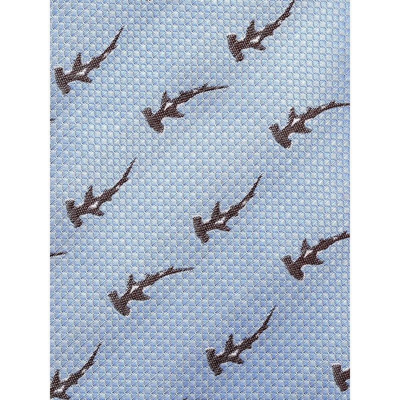 [COLORATA] Carolata Shark Pattern Necktie (100% Silk / Jacquard Woven),