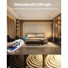 Samsion COB Outdoor LED Strip Lights Waterproof 50ft Dimmable LED