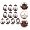 ifundom 10Pcs Miniature Lantern Mini Hanging Kerosene Lamp Oil Lamp