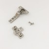 LIKERAINY 95 Degree Full Overlay Hinges 26mm Without Damper Kitchen