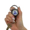 Gerry GR128ZM Reel Key Chain (Brand Logo/Extendable 23.6 inches (60