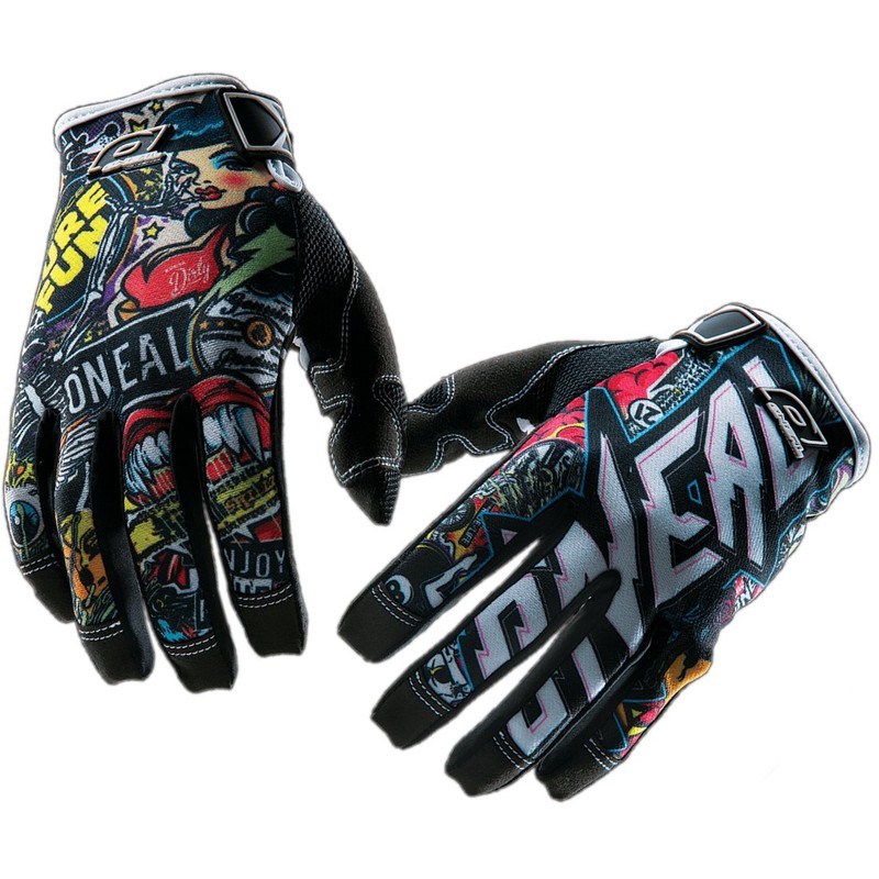 O'Neal - - Guantes Jump Glove Crank, negro/multicolor, L/9