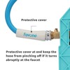 Fevone Garden Leader Hose 3 ft., Lightweight Hybrid Water Hose,